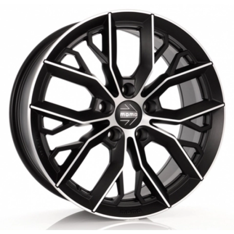 Momo Massimo W7.5 R17 PCD5x114.3 ET40 DIA72,2 matt black diamond cut